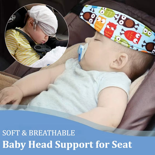 Baby Head Support for Car Seat Carseat Head Band Straps for Toddler Kids Children Infant Neck Relief Headrest Strap for Stroller